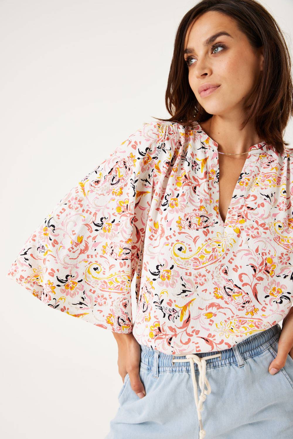 Blouse avec imprimé