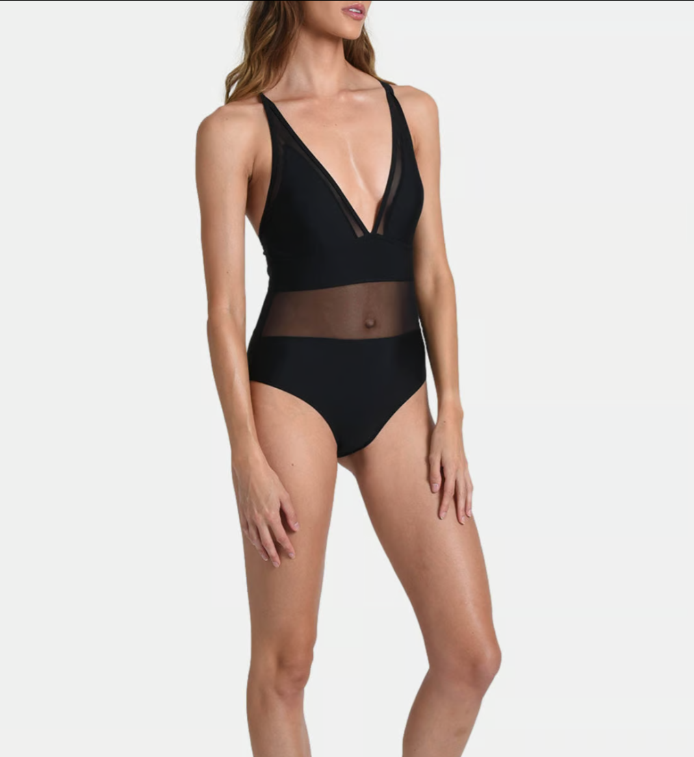 Maillot de bain une pièce noir