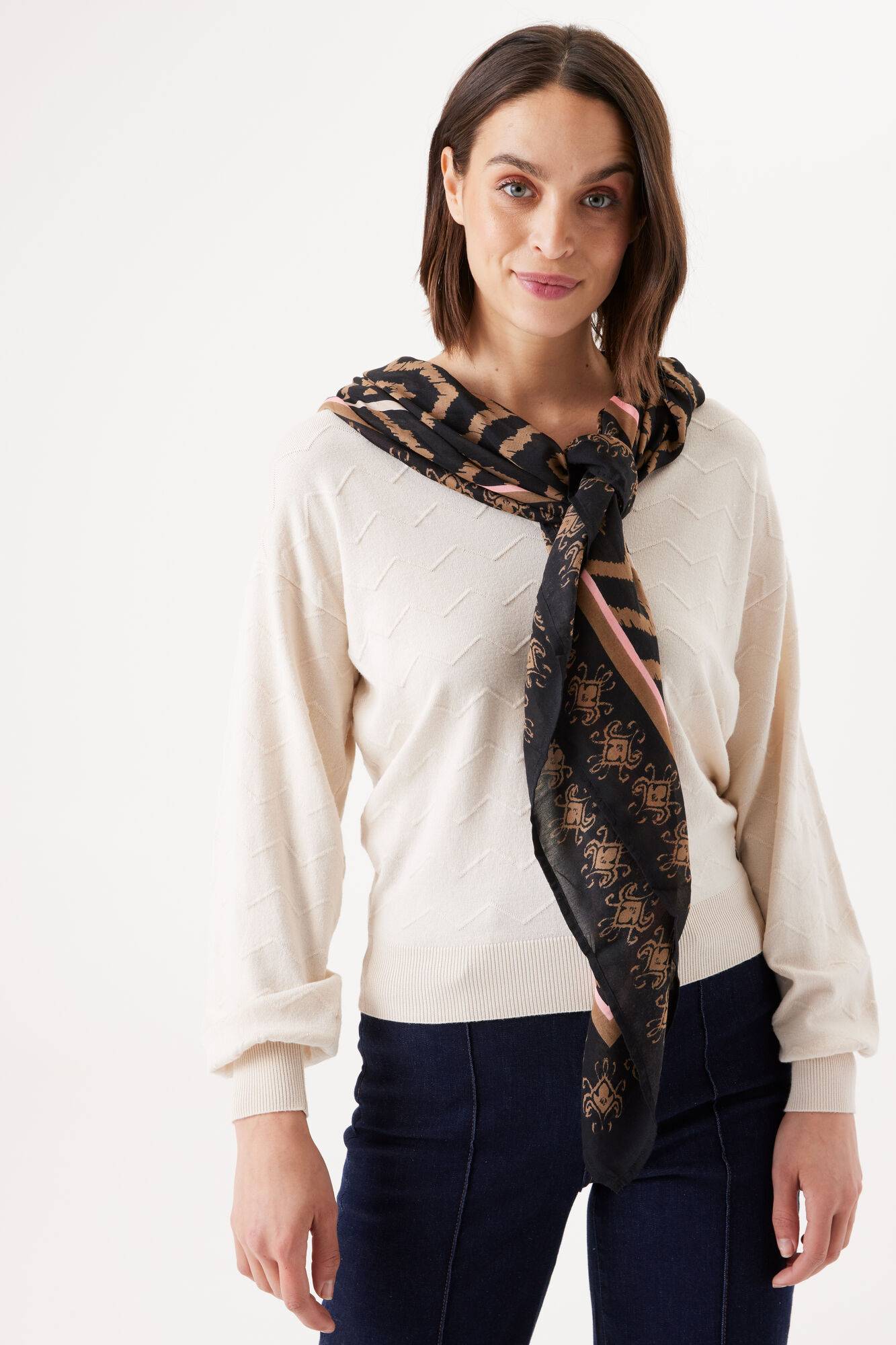 FOULARD CARRÉ IMPRIMÉ